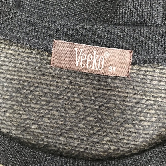 Veeko long sleeve crew neck knit sweater dress - Picture 6 of 8